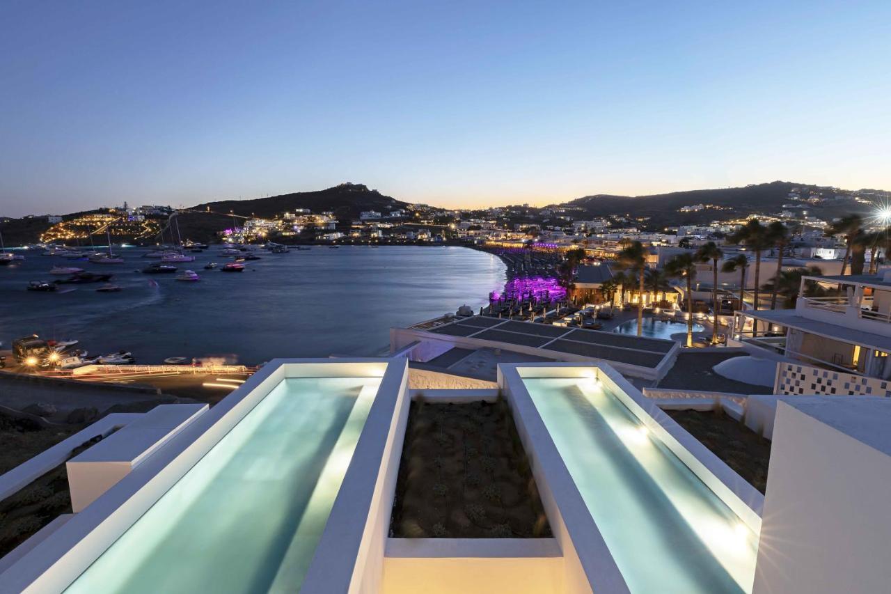 Cubic Mykonos Seafront Design Suites Ornos  Bagian luar foto