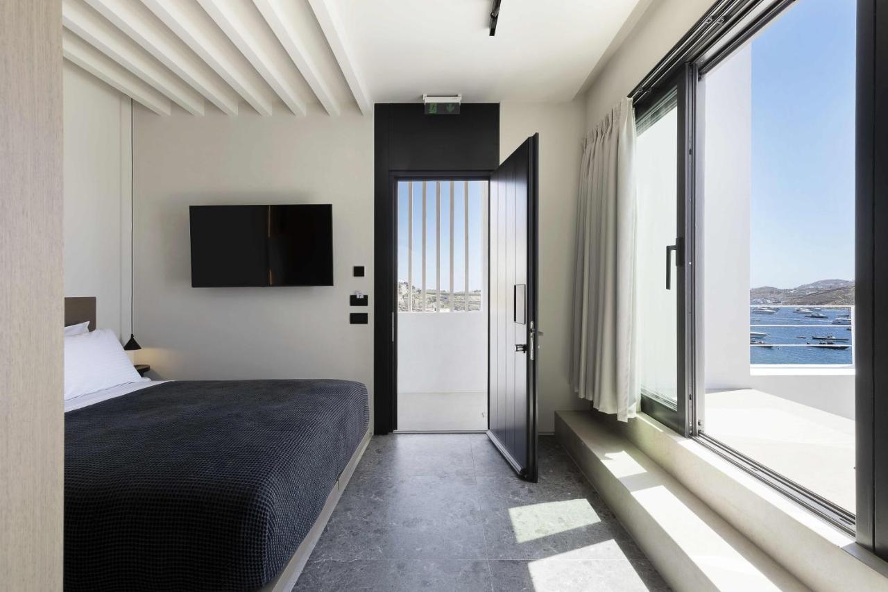 Cubic Mykonos Seafront Design Suites Ornos  Bagian luar foto