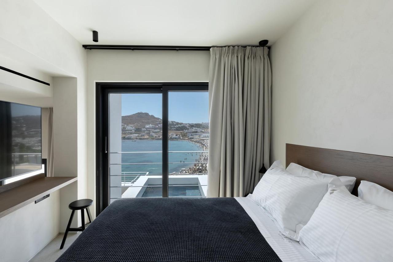 Cubic Mykonos Seafront Design Suites Ornos  Bagian luar foto